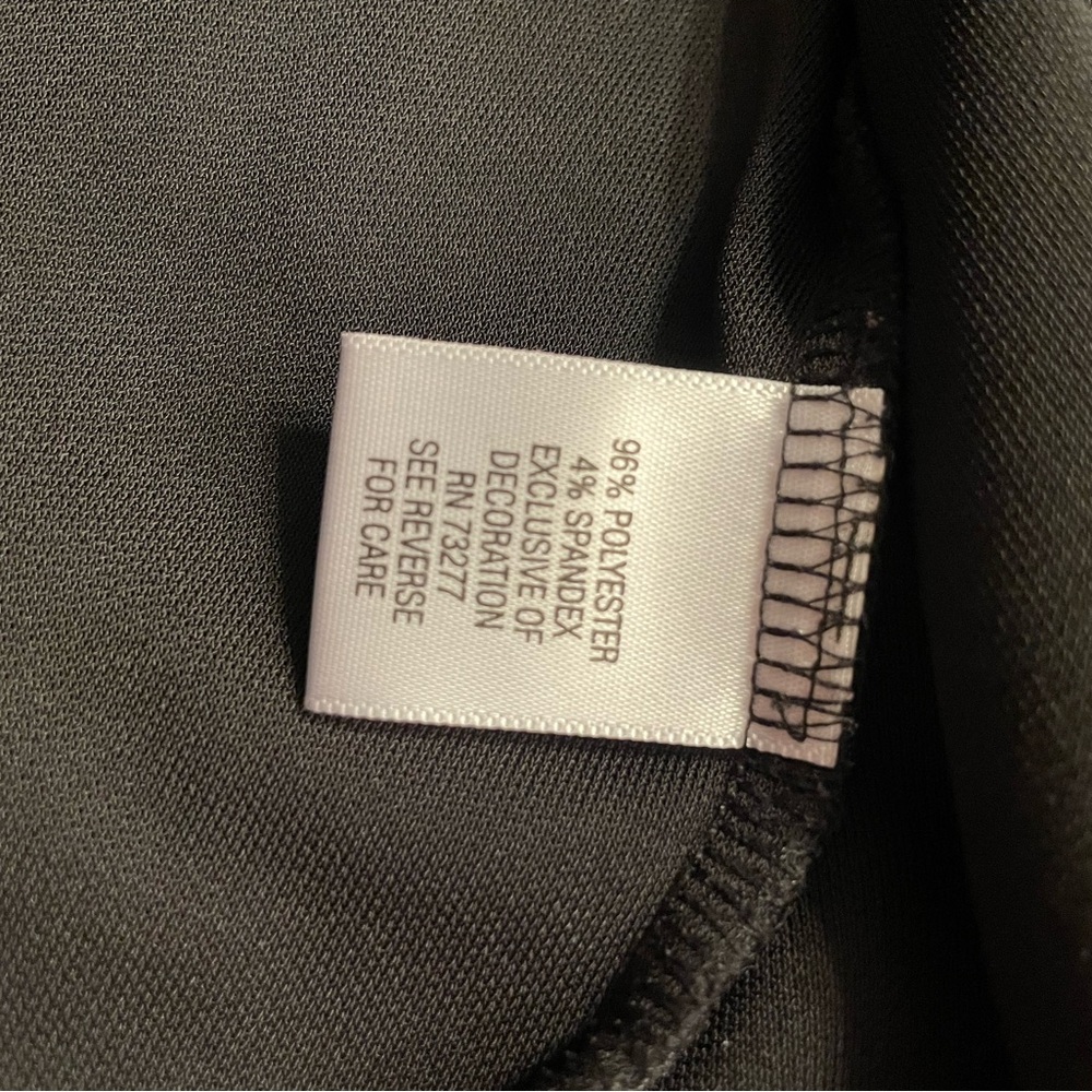 Dana Buchman Black Open Front Cardigan - Picture 5 of 7